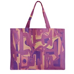 Abstract Art Zipper Mini Tote Bag by ValentinaDesign