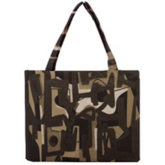 Abstract Art Mini Tote Bag by ValentinaDesign