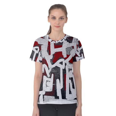 Abstract Art Women s Cotton Tee by ValentinaDesign