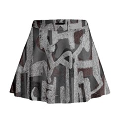 Abstract Art Mini Flare Skirt by ValentinaDesign