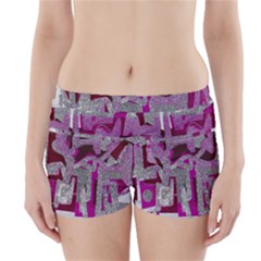 Abstract Art Boyleg Bikini Wrap Bottoms by ValentinaDesign