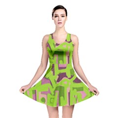 Abstract Art Reversible Skater Dress by ValentinaDesign