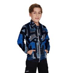 Abstract Art Wind Breaker (kids) by ValentinaDesign