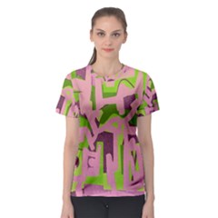 Abstract Art Women s Sport Mesh Tee