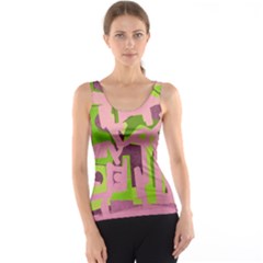 Abstract Art Tank Top by ValentinaDesign