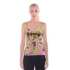 Abstract Art Spaghetti Strap Top by ValentinaDesign