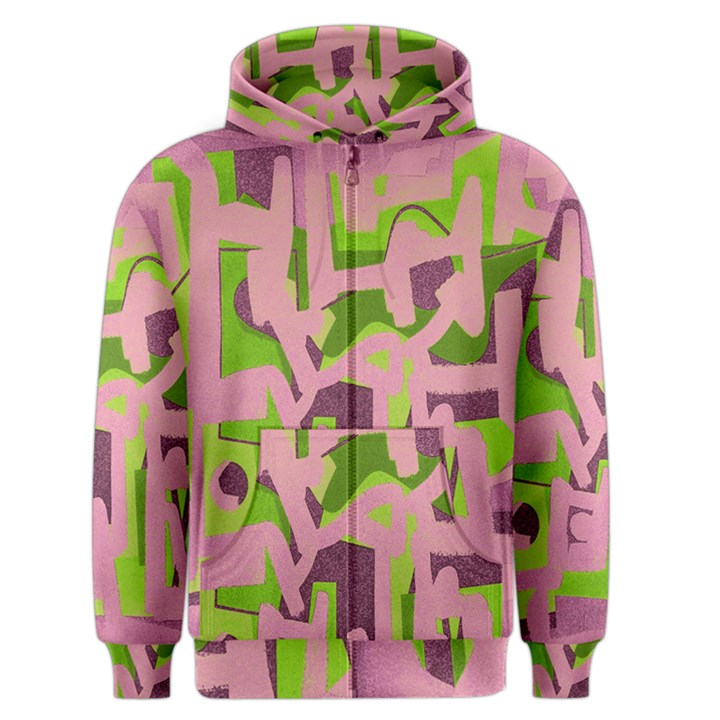 Abstract art Men s Zipper Hoodie