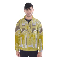 Abstract Art Wind Breaker (men) by ValentinaDesign