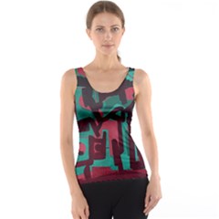 Abstract Art Tank Top by ValentinaDesign