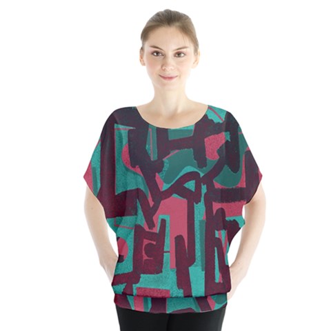 Abstract Art Blouse by ValentinaDesign