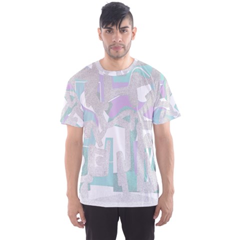 Abstract Art Men s Sport Mesh Tee by ValentinaDesign