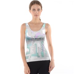 Abstract Art Tank Top by ValentinaDesign