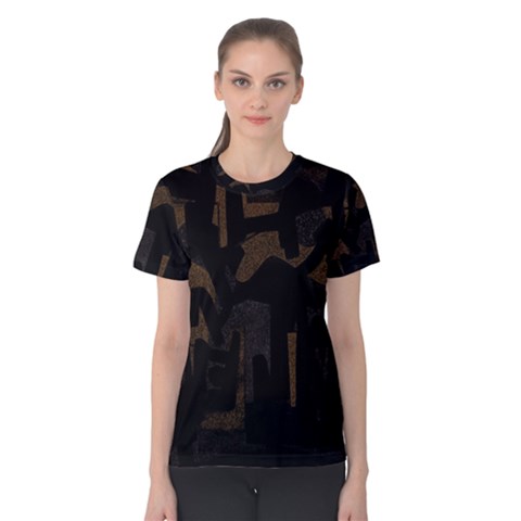 Abstract Art Women s Cotton Tee by ValentinaDesign