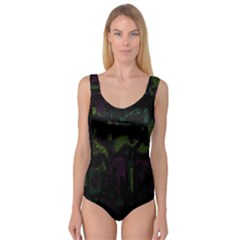 Abstract Art Princess Tank Leotard  by ValentinaDesign