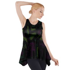 Abstract Art Side Drop Tank Tunic by ValentinaDesign