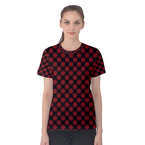 Pattern Women s Cotton Tee by ValentinaDesign