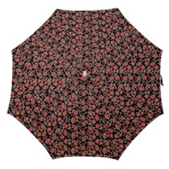 Roses Pattern Straight Umbrellas by Valentinaart