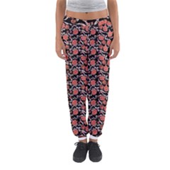 Roses Pattern Women s Jogger Sweatpants by Valentinaart