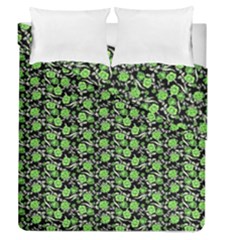 Roses Pattern Duvet Cover Double Side (queen Size) by Valentinaart