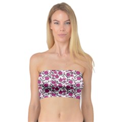 Roses Pattern Bandeau Top by Valentinaart