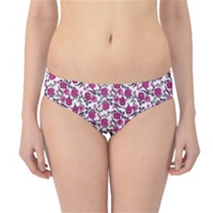 Roses Pattern Hipster Bikini Bottoms by Valentinaart