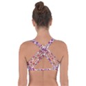 Roses pattern Got No Strings Sports Bra View2