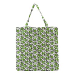 Roses Pattern Grocery Tote Bag by Valentinaart