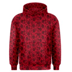 Roses Pattern Men s Pullover Hoodie by Valentinaart