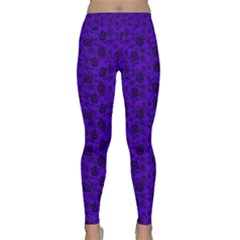 Roses Pattern Classic Yoga Leggings by Valentinaart