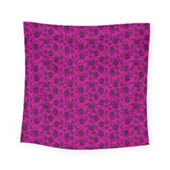 Roses Pattern Square Tapestry (small) by Valentinaart