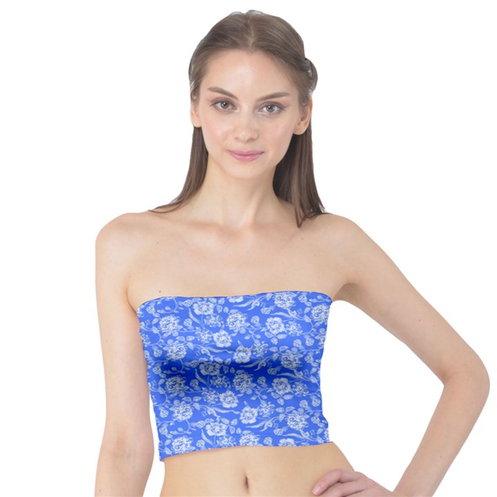 Roses pattern Tube Top