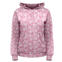 Roses Pattern Women s Pullover Hoodie by Valentinaart