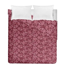 Roses Pattern Duvet Cover Double Side (full/ Double Size) by Valentinaart