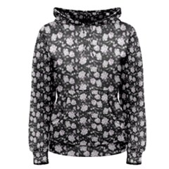 Roses Pattern Women s Pullover Hoodie by Valentinaart