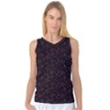 Roses pattern Women s Basketball Tank Top View1