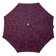 Roses Pattern Straight Umbrellas by Valentinaart