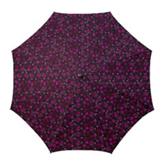 Roses Pattern Golf Umbrellas by Valentinaart