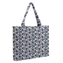 Roses pattern Medium Zipper Tote Bag View2