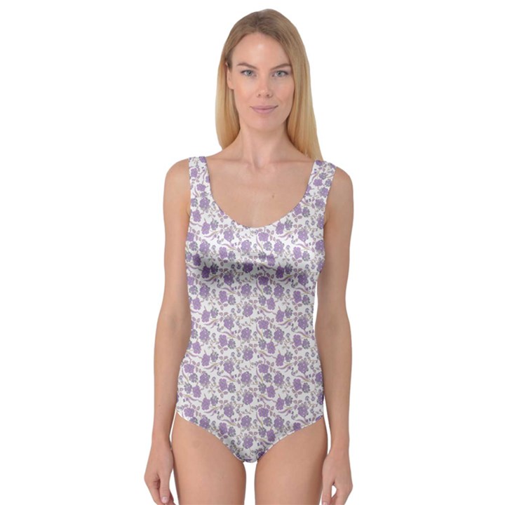 Roses pattern Princess Tank Leotard 