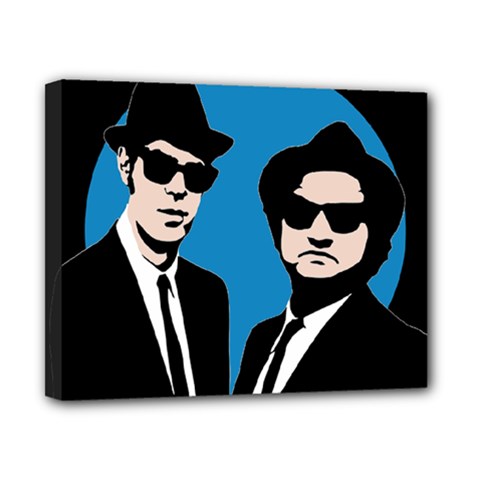 Blues Brothers  Canvas 10  X 8  by Valentinaart