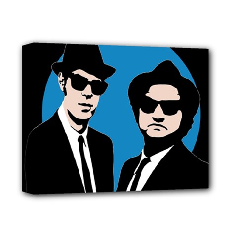 Blues Brothers  Deluxe Canvas 14  X 11  by Valentinaart