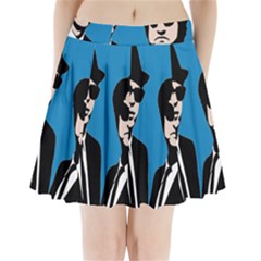 Blues Brothers  Pleated Mini Skirt by Valentinaart