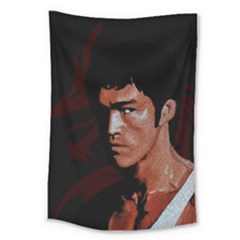 Bruce Lee Large Tapestry by Valentinaart