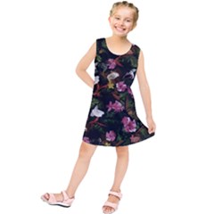 Tropical Pattern Kids  Tunic Dress by Valentinaart