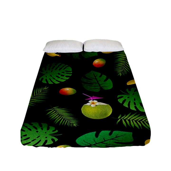 Tropical pattern Fitted Sheet (Full/ Double Size)