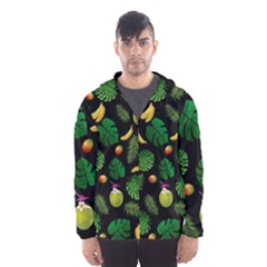 Tropical pattern Hooded Wind Breaker (Men)