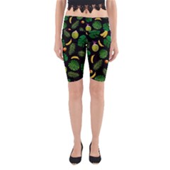 Tropical pattern Yoga Cropped Leggings