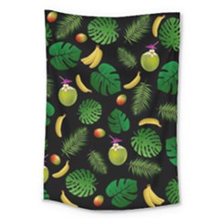 Tropical pattern Large Tapestry