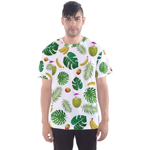 Tropical Pattern Men s Sport Mesh Tee by Valentinaart