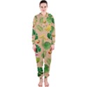 Tropical pattern Hooded Jumpsuit (Ladies)  View1